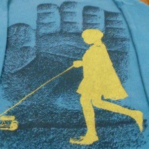 Vintage 90’s Carlos Santana Thermal Long Sleeve Shirt